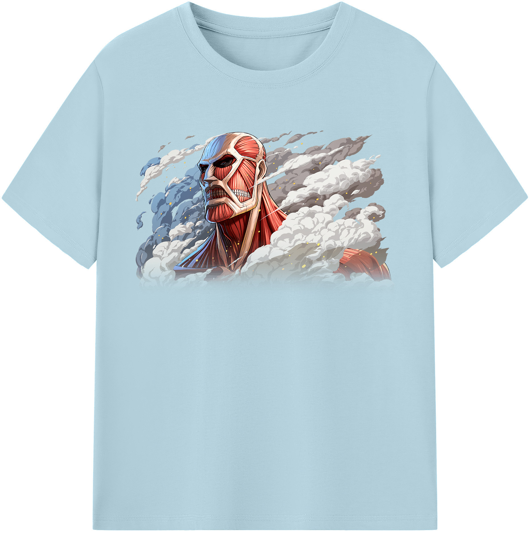 （画像用） 進撃の巨人 Attack on Titan 綿100％半袖Tシャツ（フロントプリント）